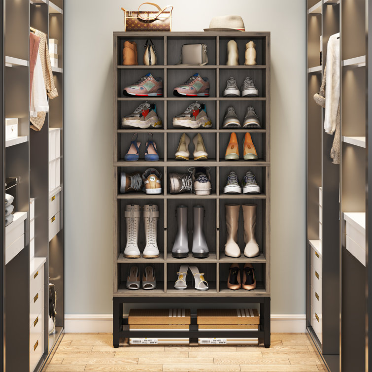 Mens closet hot sale shoe rack